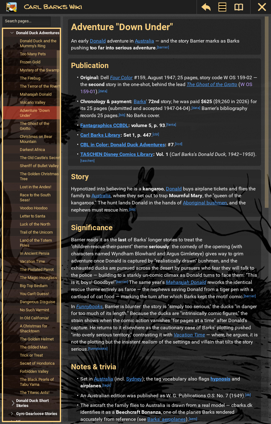 The Carl Barks Wiki